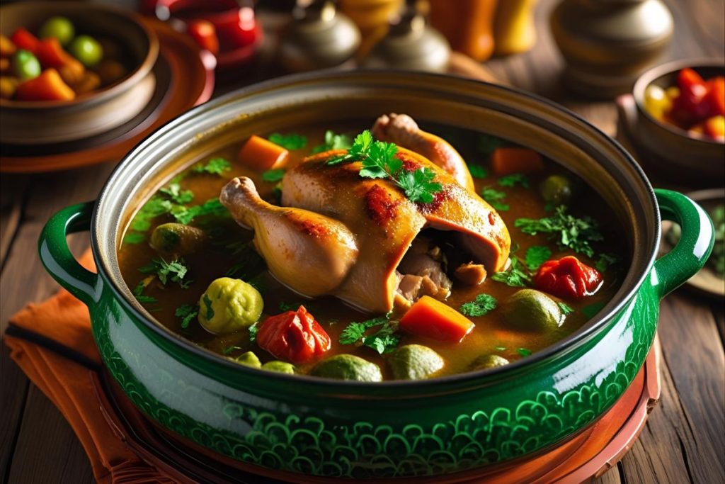 Biber Salçası ile Tavuklu Hot Pot: Güveç Usulü Tavuk Yemeği