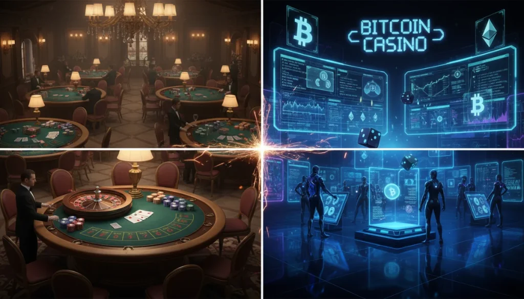 Geleneksel Casino ile Kripto Casino Arasındaki Farklar